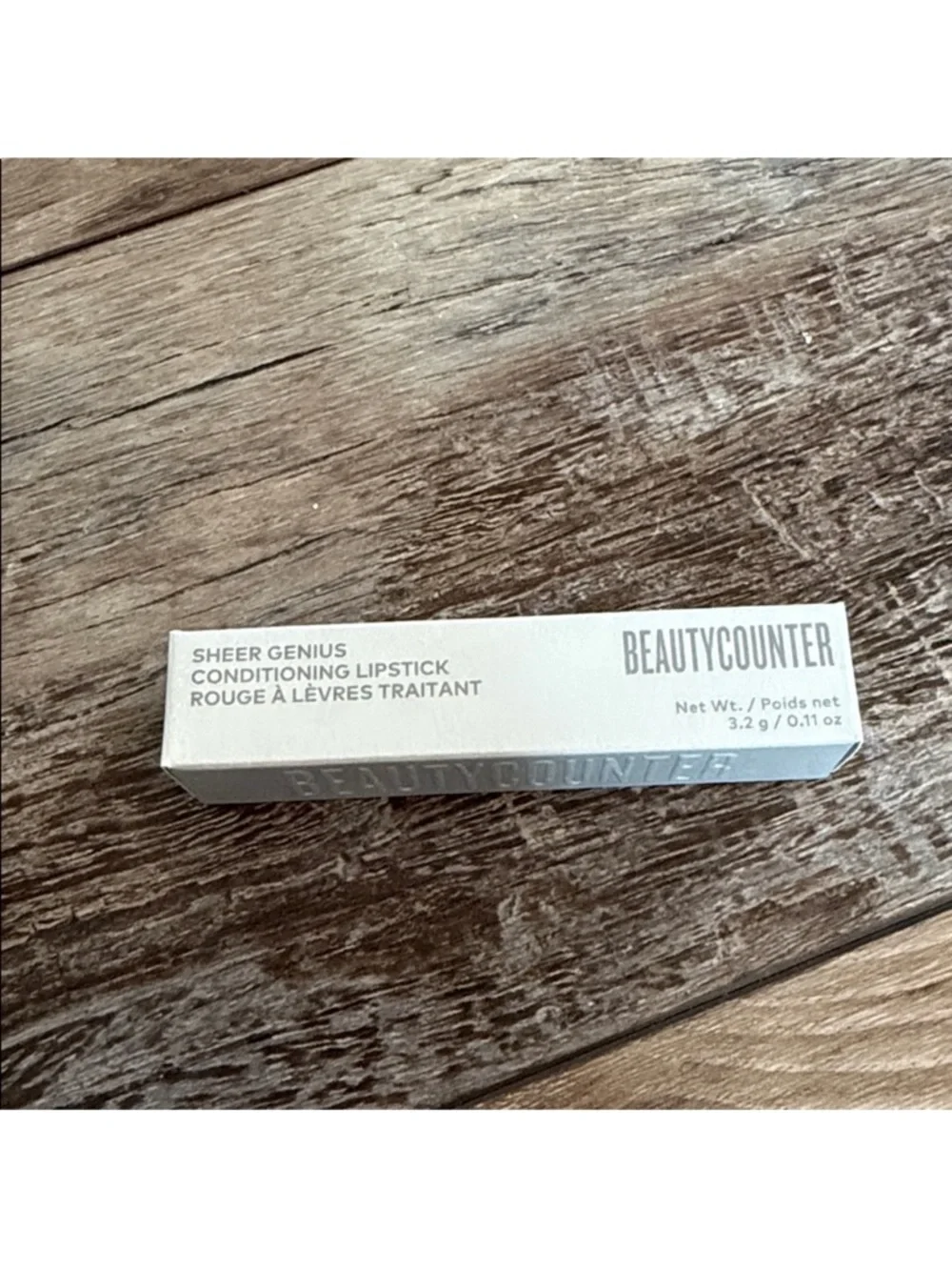 Beautycounter | Sheer Genius Conditioning Lipstick | Raisin | 3.2 g/.11 oz | NIB